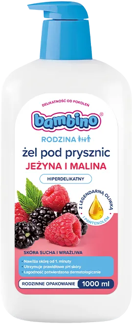 Żel pod prysznic o zapachu jeżyny i maliny